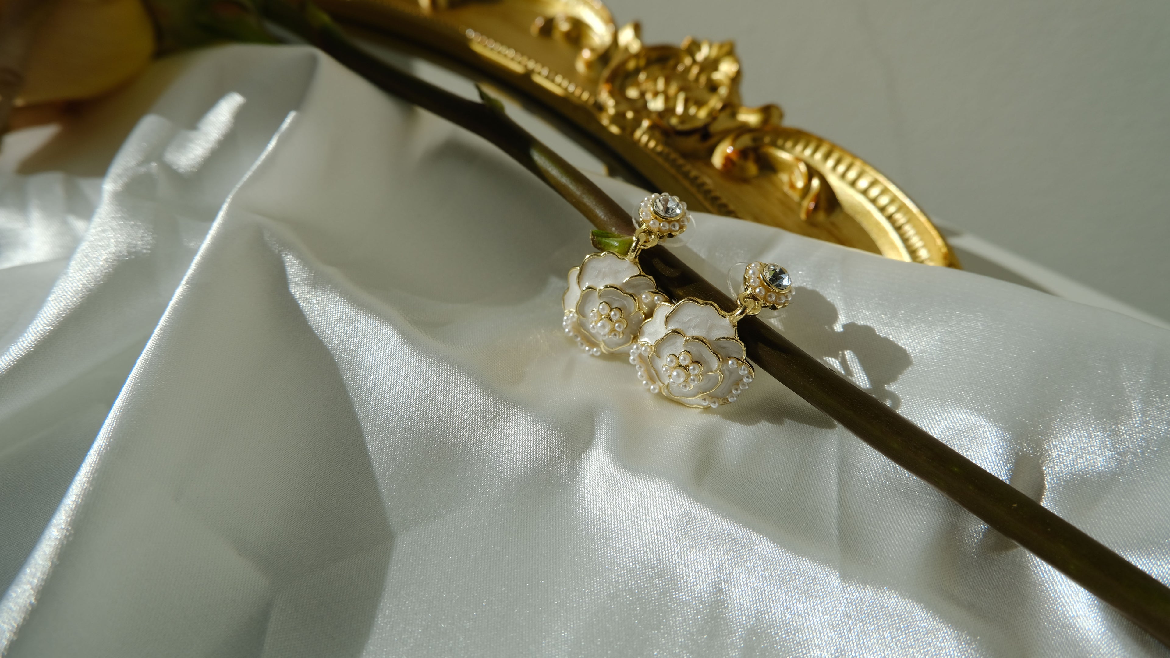 Camellia Whisper Earrings